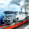 Linha de produ&ccedil;&atilde;o de pintura de SUV russo